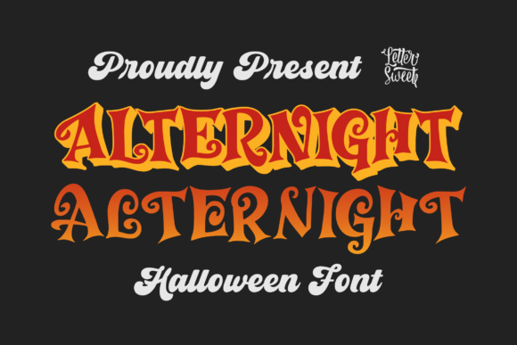 Alternight: The Bold Display Font for Halloween Makers