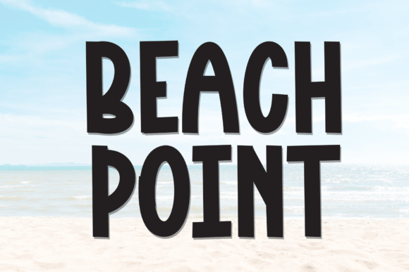 Beach Point: A Sweet Display Font for Modern Web Design