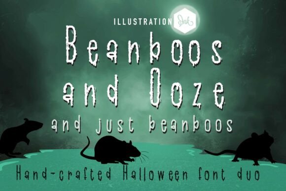 Beanboos and Ooze Duo: A Spooky Display Font for Makers