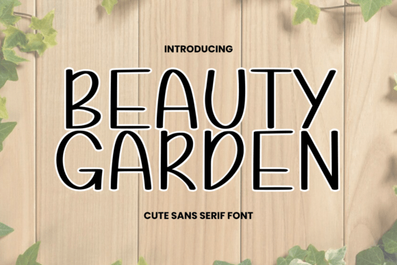 Beauty Garden: A Handwritten Display Font for Modern Brands
