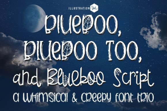 Blueboo Trio Font Review: Spooky Branding Potential