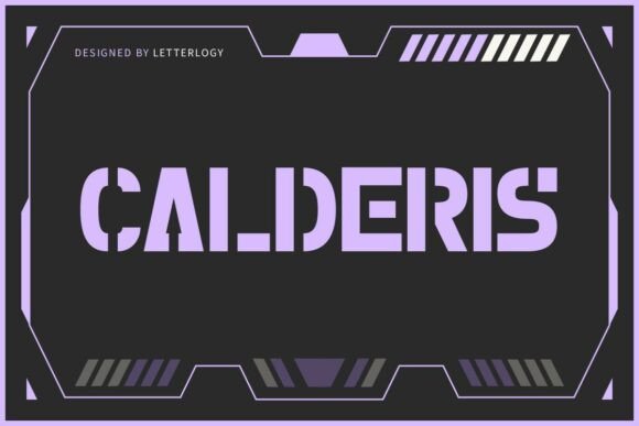 Calderis Font Review: The Ultimate Futuristic Display Type