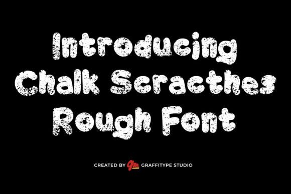 Chalk Scracthes Rough: The Display Font for Raw Campaigns