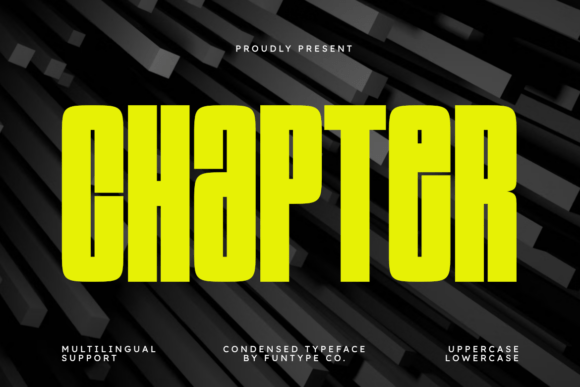 Chapter Font: A Bold Display Typeface for Web Headers