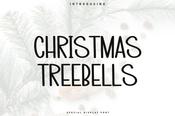 Christmas Treebells: A Handwritten Display Font for Web Design