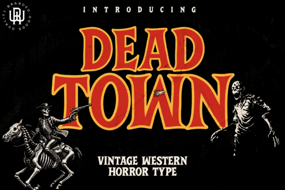 Dead Town: A Bold Vintage Serif Display Font for Branding