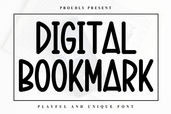 Designing Modern Layouts with Digital Bookmark Typeface