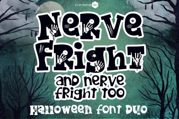Designing Spooky Editorial Layouts with Nerve Fright Duo