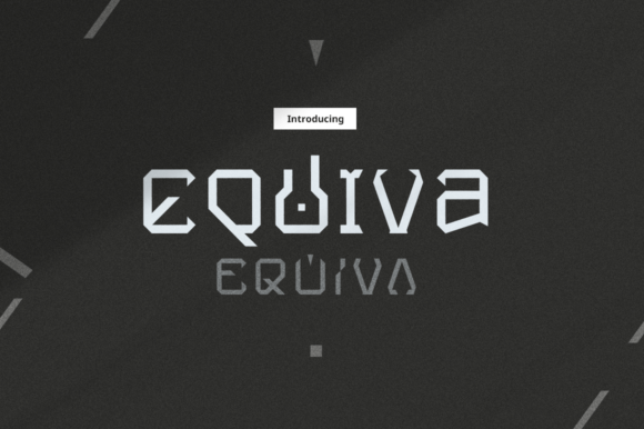 Equiva: A Modern Display Font for Editorial Elegance