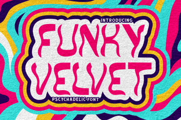 Funky Velvet: A Groovy Display Font for Makers