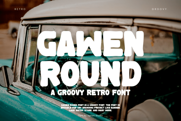 Gawen Round: The Retro Display Font for Viral Content