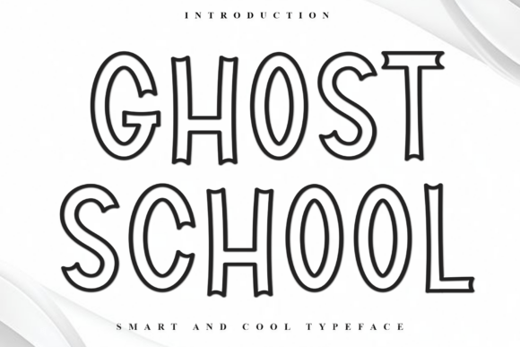 Ghost School: A Festive Typeface for Holiday Branding