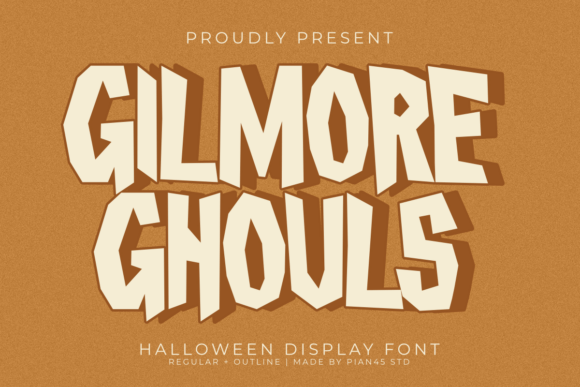 Gilmore Ghouls: The Perfect Spooky Display Font for Crafts