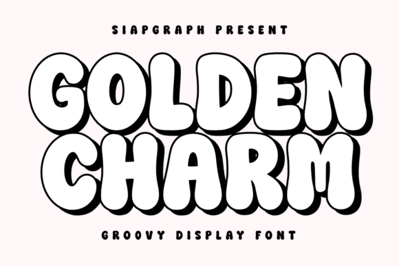 Golden Charm: A Retro Display Font for Modern Web Design