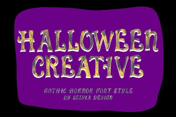 Halloween Creative: The Spooky Display Font for Makers
