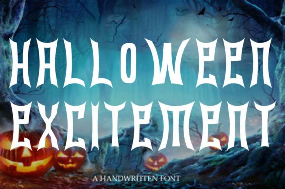 Halloween Excitement: A Spooky Display Font for Seasonal Branding