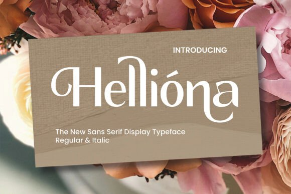 Helliona: The Modern Sans Serif Display Typeface for Campaigns
