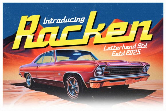 Ignite Your Campaigns with the Racken Display Typeface
