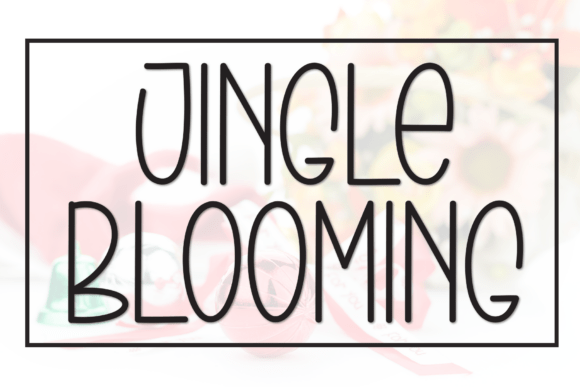 Jingle Blooming: A Playful Display Font for Modern Branding