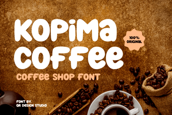 Kopima Coffee: The Display Font for Bold Campaigns