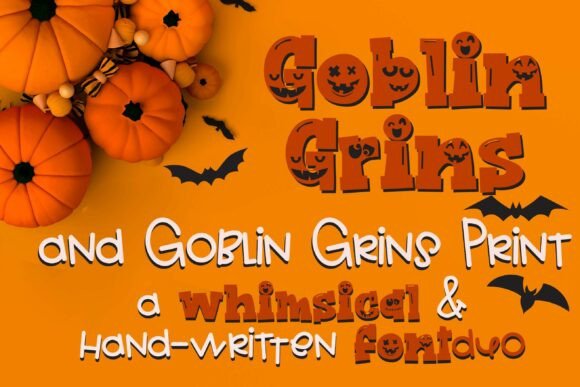 Launch Spooky Campaigns with Goblin Grins Duo Typeface