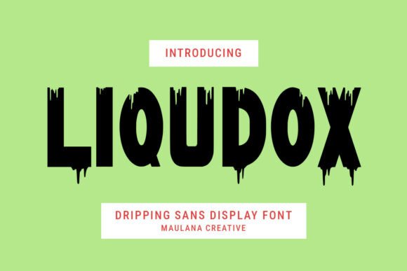 Liqudox: The Bold Display Font for Viral Campaigns
