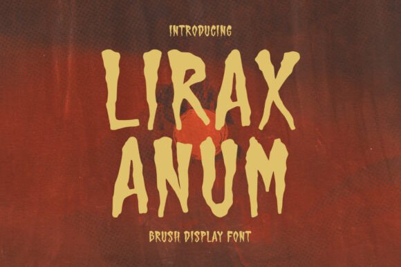 Lirax Anum: A Bold Display Font for Dark Editorial Themes