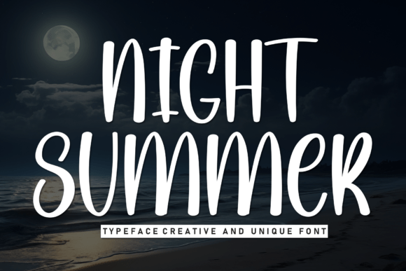 Night Summer: The Perfect Display Font for Crafters