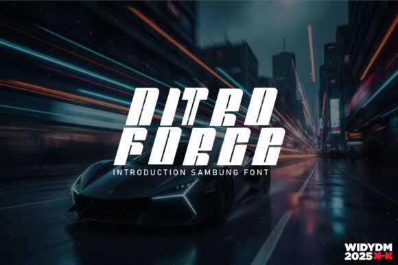 Nitro Force: The High-Impact Display Font for Bold Brands