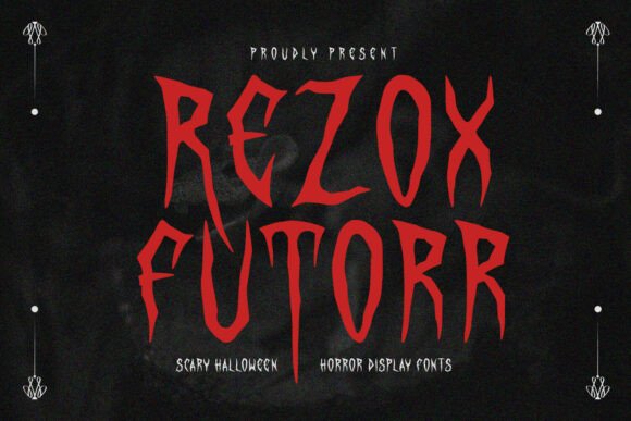 Rezox Futorr: A Bold Display Font for Seasonal Editorial Design