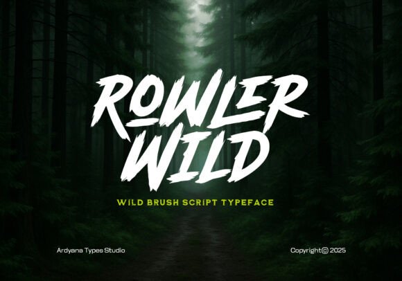 Rowler Wild: A Bold Typeface for Handmade Brands