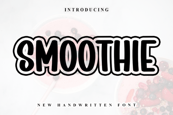 Smoothie Font Review: A Playful Display Typeface for Campaigns