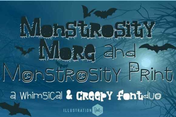 Using Monstrosity More Duo for Spooky Branding Projects