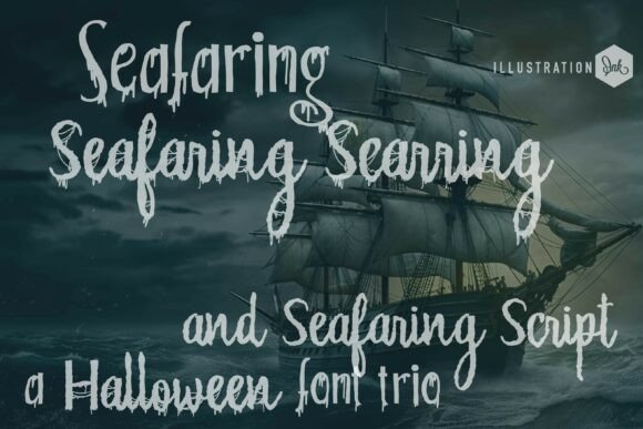 Using Seafaring Scarring Trio for Bold Brand Typography